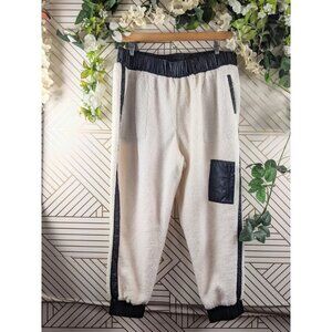 Fabletics Alaska Sherpa Teddy Bear Fleece Sateen Plus Size Jogger/Pants Size 2X